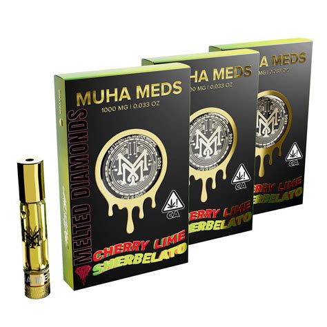 Cherry Lime Sherbelato Melted Diamonds Cart - Muha Meds