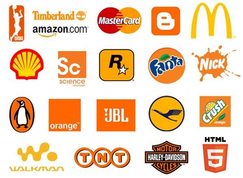 Top 20 famous logos designed in Orange | Famous logos, Logo design ...