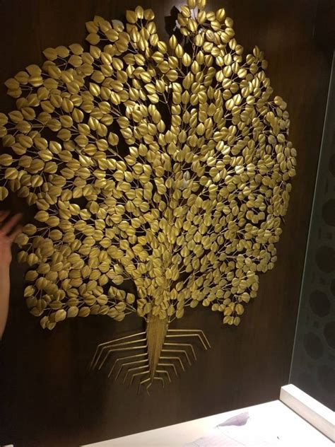 Craft Golden Brass Finish Tree Shaped Wall Art at Rs 3000 in Moradabad ...