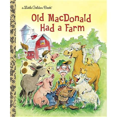 Little Golden Book: Old MacDonald Had a Farm (Hardcover) - Walmart.com ...