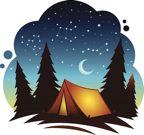 Tent Night Illustrations, Royalty-Free Vector Graphics & Clip Art - iStock