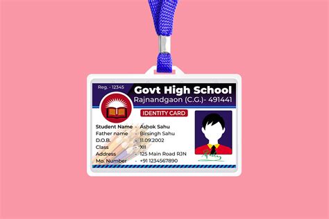 High School Id Card Template – Mightyprintingdeals.com