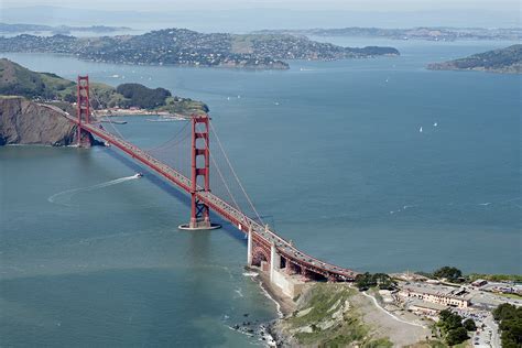 Aerial view of the Golden Gate Bridge and San Francisco Ba… | Flickr