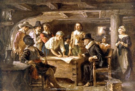 American History Blog: The Signing of the Mayflower Compact