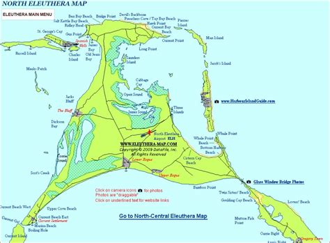 Eleuthera Beaches Map