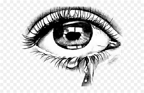 Crying Eyes Png Image Human teary eyes sketch drawing eye anime crying ...