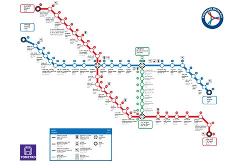 Metro Hyd Route Map - Broadway At The Beach Map