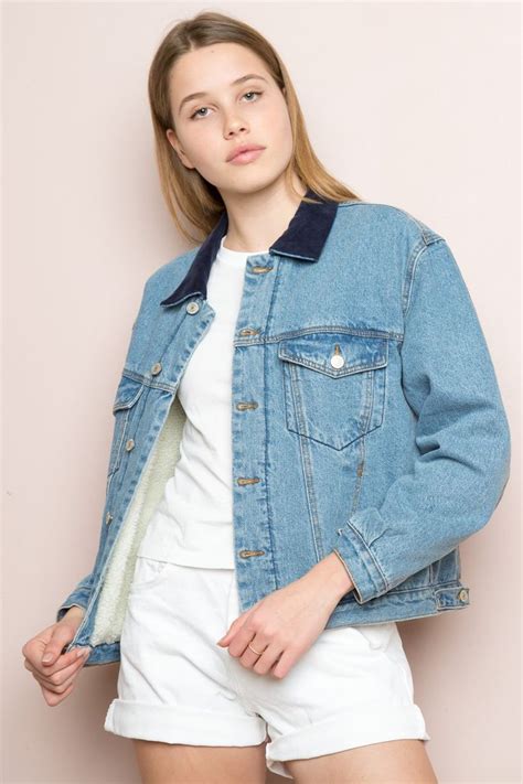 Brandy ♥ Melville | Shaine Denim Jacket - Clothing | Denim jacket ...