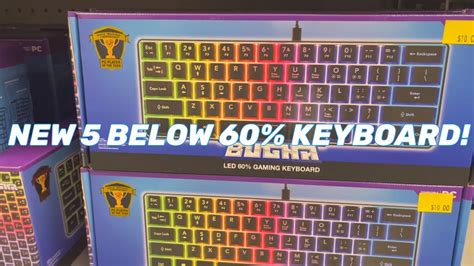 Five Below Bugha 60% Gaming Keyboard (NEW!) - YouTube