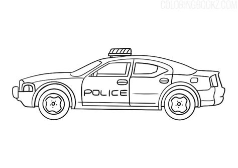 Police Car Coloring Page - Coloring Books #police #policecar # ...