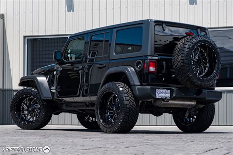 Lifted 2020 Jeep Wrangler with 22×12 Fuel Triton Wheels and 2.5 Inch ...