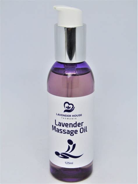 Lavender Massage Oil - Lavender House Tasmania