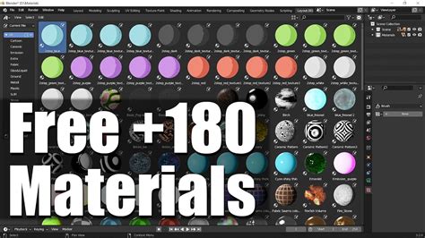 Free Blender Materials for Everyone! - YouTube