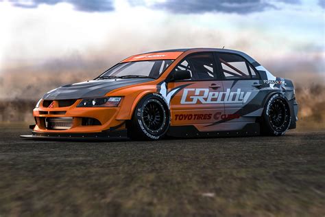 Widebody Evo 8 Drift Car by Veer DesignTook longer than it should i ...