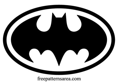 Batman Logo Symbol and Silhouette Stencil Vector | FreePatternsArea