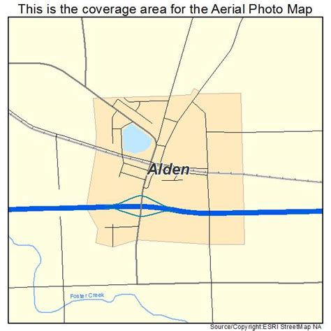 Aerial Photography Map of Alden, MN Minnesota