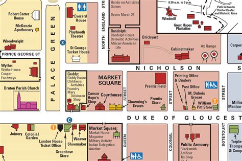 Map of Colonial Williamsburg | Colonial Williamsburg Foundation