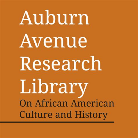 Auburn Avenue Research Library on African American Culture and History ...