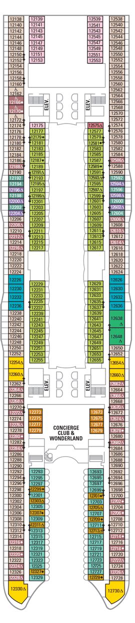 Deck 12 - Oasis of the Seas Deck Plans | Royal Caribbean Blog