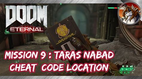 DOOM ETERNAL - Cheat Code Location in Mission 9 Taras Nabad - YouTube