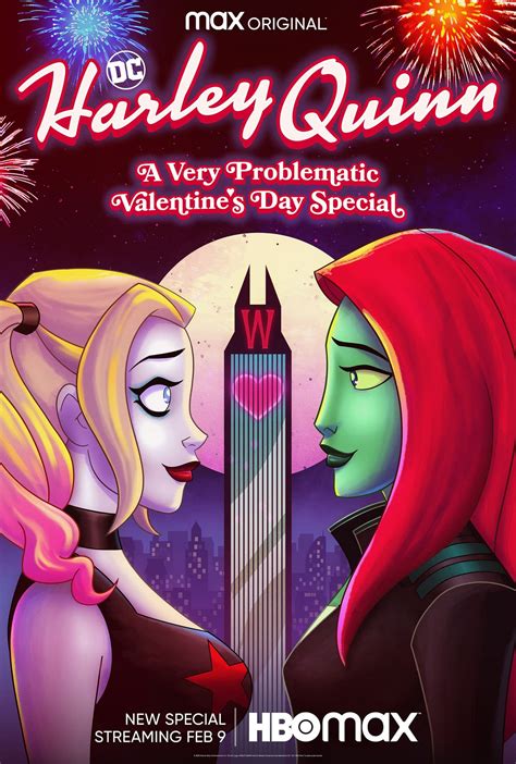 Harley Quinn & Poison Ivy Face "A Very Problematic Valentine's Day"