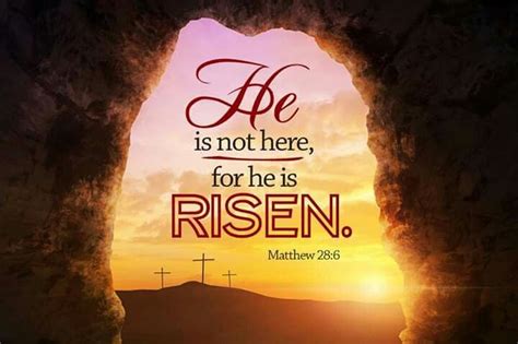 He is risen | Easter bible verses, Bible verses kjv, Resurrection bible ...