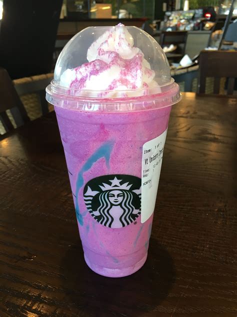 Trying a Unicorn Frappuccino from Starbucks | Starbucks unicorn ...