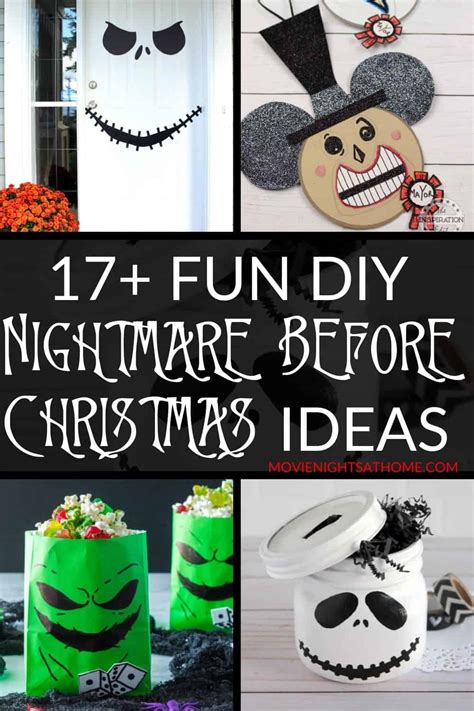 20+ DIY Nightmare Before Christmas Decorations (& Crafts)