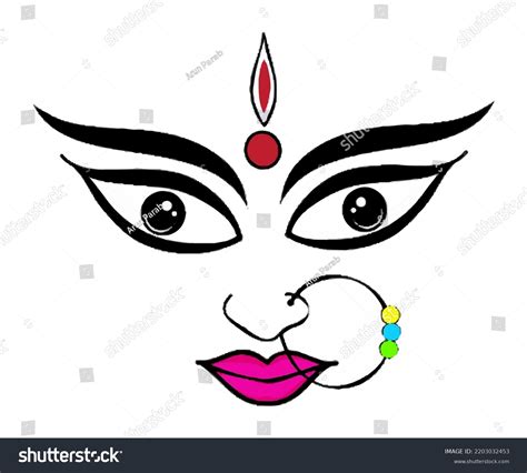 Vijayadasami Reveres Durgas Ramas Victory Over Stock Vector (Royalty ...