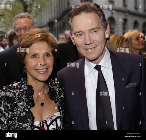 Anthony andrews wife georgina simpson arrive at the novello theatre hi ...