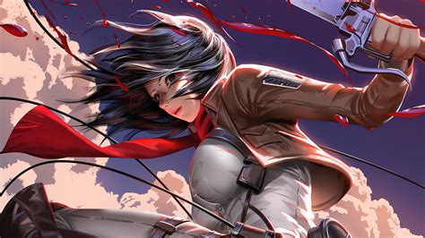 mikasa ackerman, attack on titan, 4k, HD Wallpaper | Rare Gallery