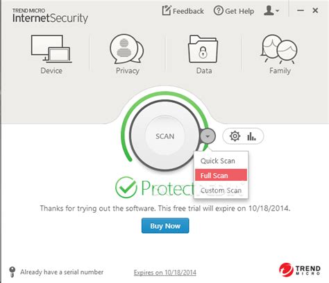 Download Trend Micro Internet Security 17.7.1503