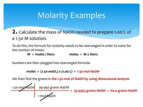 PPT - Molarity and Dilutions PowerPoint Presentation, free download ...