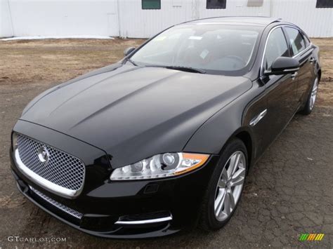 2013 Ultimate Black Metallic Jaguar XJ XJL Portfolio AWD #78265852 ...