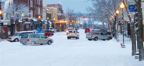 Our charming downtown covered in a fresh blanket of snow. Dec. 3, 2013 ...