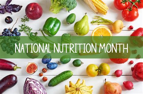 March is National Nutrition Month