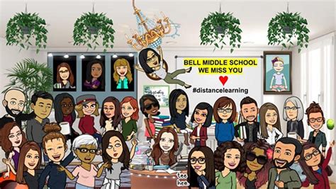 15 Awesome Virtual Bitmoji Classroom Ideas | Classroom images, Virtual ...