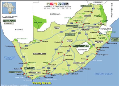 South Africa coastline. Source : SA-Venues (2009c). | Download ...