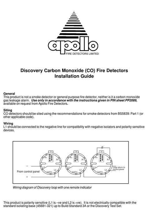 Apollo Orbis Smoke Detector Wiring Diagram » Diagram Board