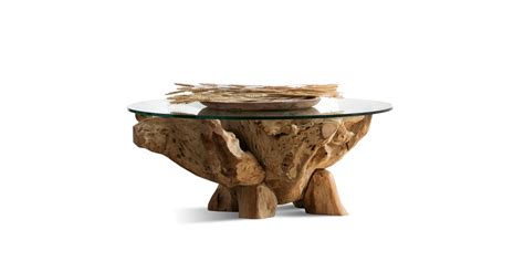 PURE TEAK ROOT COFFEE TABLE 1000 | Harbour