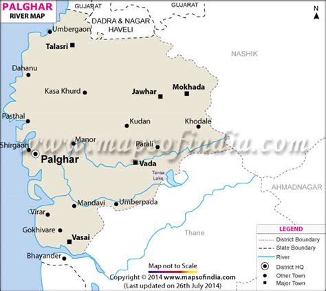 Palghar River Map