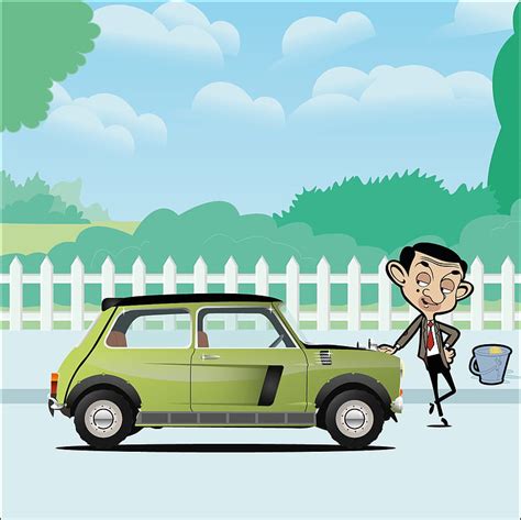 Mr bean car tuned, anime, carros, cartoon, classic, fun, mini, mrbean ...