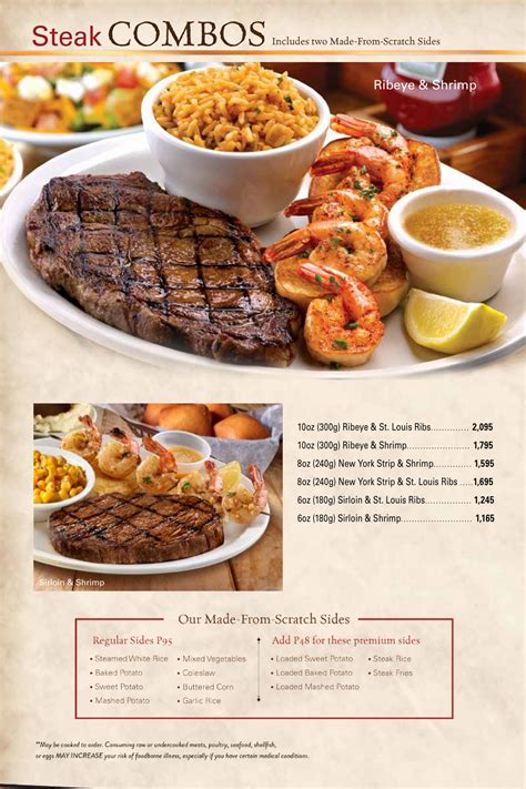 Texas Roadhouse Menu With Prices 2024 - Rorie Claresta