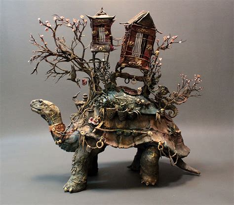 Sculptor Merges Animals And Plants In Otherworldly Sculptures | Bored Panda