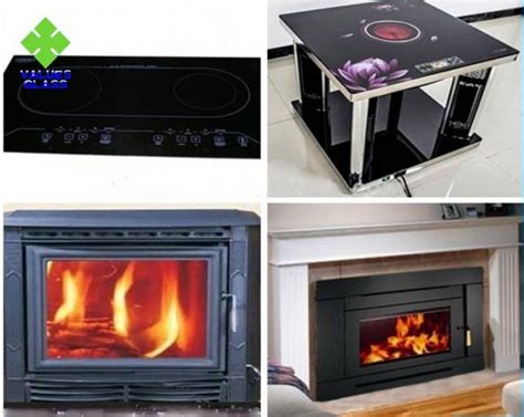 Stove High Temperature Ceramic Glass Panels , Ceramic Glass Sheet Solid ...