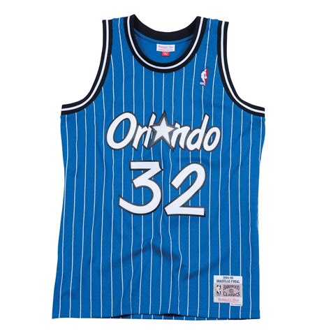 Mitchell & Ness Royal NBA Orlando Magic Shaquille O'Neal 1994 Swingman ...