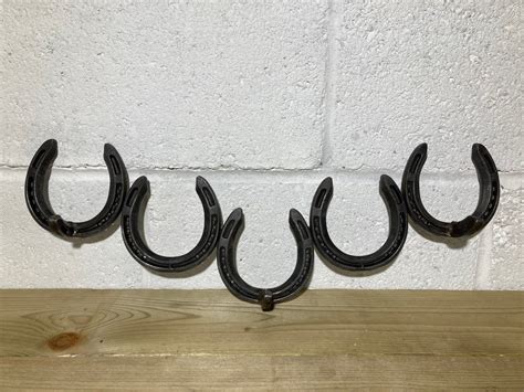 HORSESHOE COAT/HAT Rack Rustic Coat Rack Horseshoe Rack - Etsy