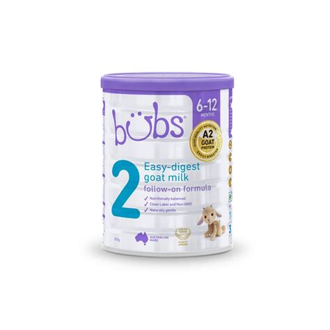 Bubs Formula Goats Stage2 6-12M 800G | Formula | Baby Bunting AU