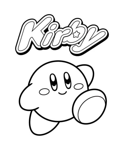 Kirby Coloring Pages | Hello kitty colouring pages, Hello kitty ...