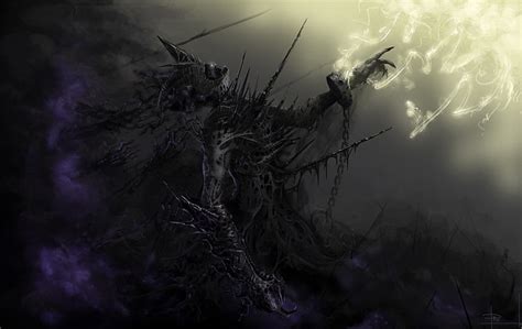 1366x768px | free download | HD wallpaper: darkness, monster, art ...